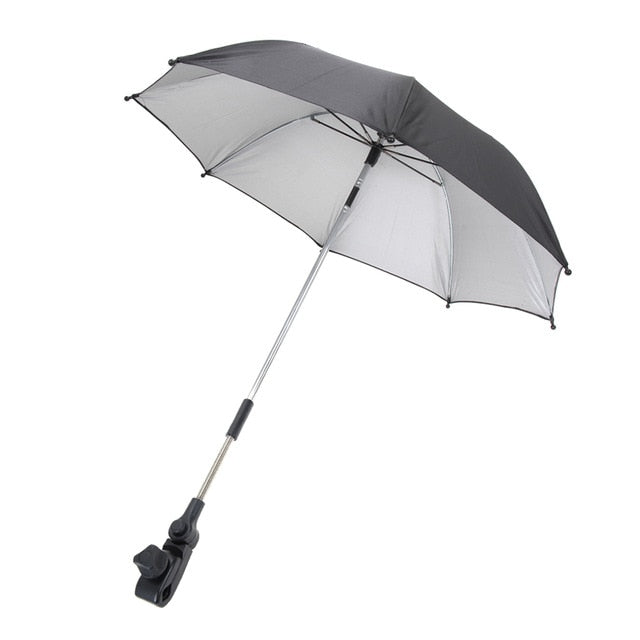 Baby Stroller Accessories Portable Solid Umbrella Kids Children Pram Shade Adjustable Folding Parasol for Stroller