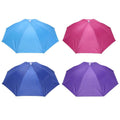 1Pc Sports Fishing Caps Anti-Rain Elastic Band Head Umbrella Hat Outdoor Camping Sunscreen Pesca Hat Tool Foldable Rain Umbrella