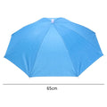 Foldable Umbrella Hat Cap Headwear Umbrella for Fishing Hiking Beach Camping Cap Head Hats Outdoor Rain Gear