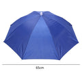Foldable Umbrella Hat Cap Headwear Umbrella for Fishing Hiking Beach Camping Cap Head Hats Outdoor Rain Gear