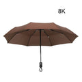 Wind Resistant Folding Automatic Umbrella Rain Women Auto Luxury Big Windproof Umbrellas Rain For Men Coating 8K/10K Parasol